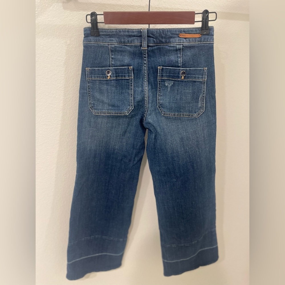 ANTHROPOLOGIE | Pilcro Cropped Flare Jeans Sz 25 - Picture 2 of 5